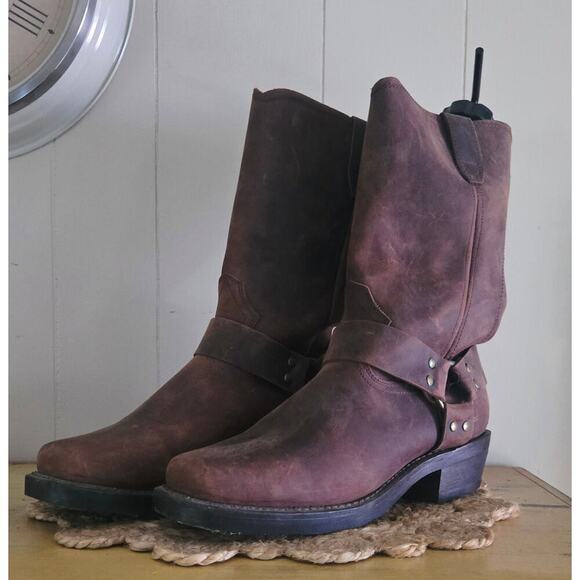 Dingo Men's Rev Up Harness Motorcycle Boots Size 10.5 - Picture 2 of 8